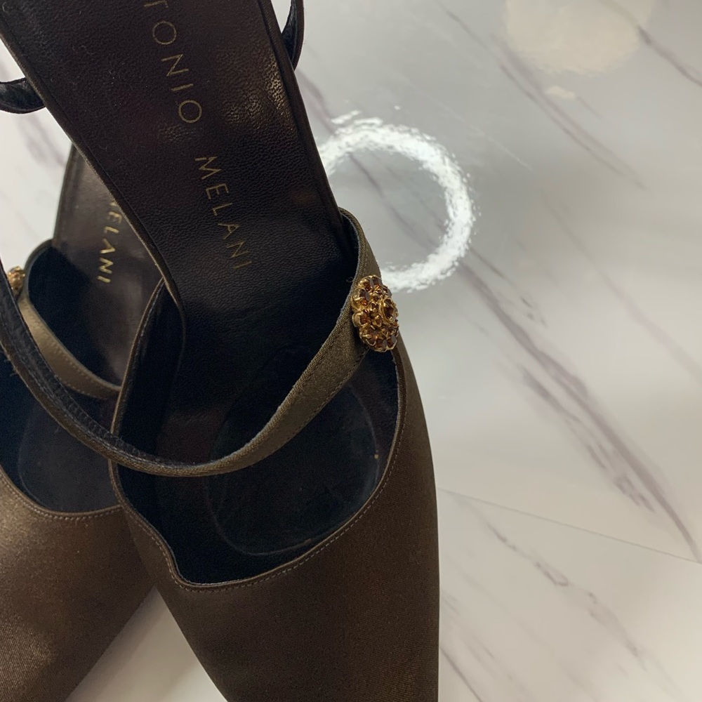 Antonio Melani Slingback with Rhinestones